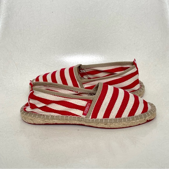 L’ESPADRILLE TROPEZIENNE Red Stripes Espadrilles SZ 37 - Picture 2 of 7